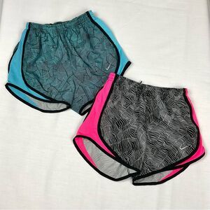 Nike Running Shorts Sz XS 2 Pair Lot Active Workout Athletic Gym